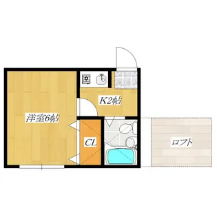 コーポ広央【2階】の間取り