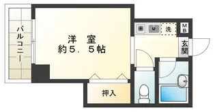 勝どき第三関根ビル【3階】の間取り