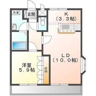asunaro(アスナロ)【2階】の間取り