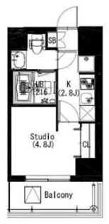 エスティメゾン戸越【3階】の間取り