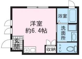 神奈川県川崎市中原区上小田中7【アパート】の間取り