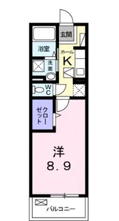 ピッコラ フォレスタ【2階】の間取り