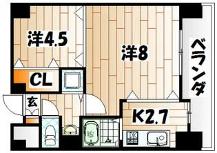 グレイス中井【2階】の間取り