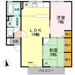 T.Village A棟【1階】の間取り