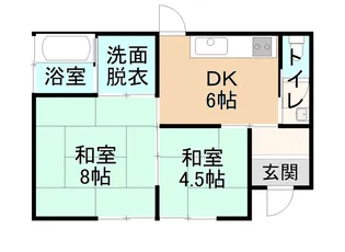 山口県周南市大字徳山字御山町【一戸建】の間取り