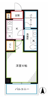 東京都新宿区西新宿5【マンション】の間取り