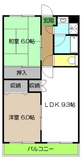 シャルマン枝川【2階】の間取り