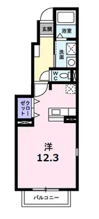 パンセ【1階】の間取り