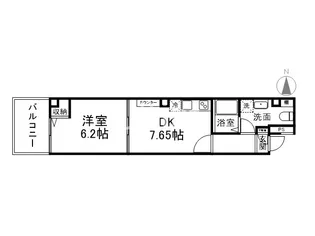 More河原町【1階】の間取り