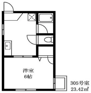 サンライズエムアンドエム【3階】の間取り