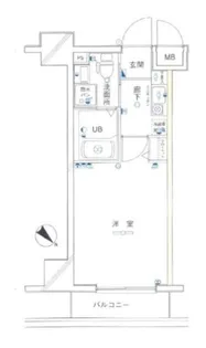 グリフィン横浜・反町公園【2階】の間取り