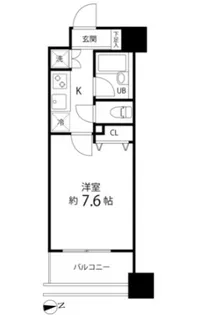 東京都千代田区外神田4【マンション】の間取り