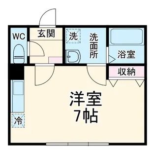 パレスフィールド市川南【2階】の間取り
