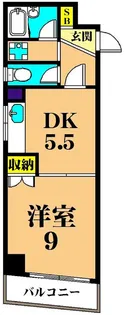 東京都品川区大井1【マンション】の間取り