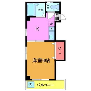 山本ビル【3階】の間取り