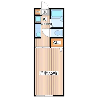 セフィラ若林A【2階】の間取り