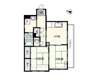 アーバン臼倉【7階】の間取り