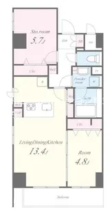 KS Avenir(ケーエスアヴェニール)【4階】の間取り