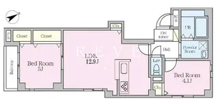 トレグリチニ四谷【2階】の間取り