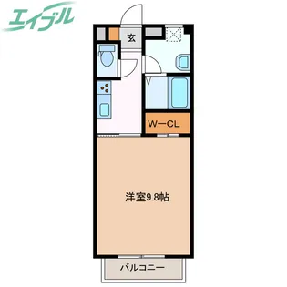 サンフェリーチェII【1階】の間取り