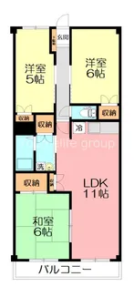 神奈川県伊勢原市東大竹2【マンション】の間取り