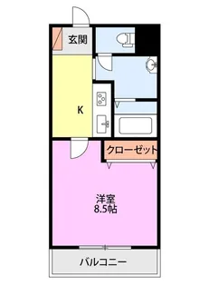 テルマ・オリゾンI【1階】の間取り