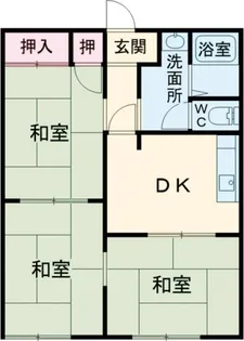 サンシャインハイム【1階】の間取り