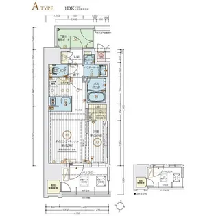 エステムコート名古屋セントリア【9階】の間取り