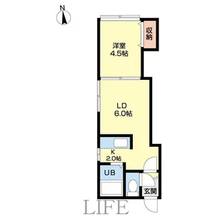 アーバンコート南郷IIIB【2階】の間取り