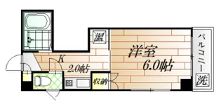 広島県広島市中区東千田町2【マンション】の間取り