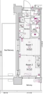 ガーラ・アヴェニュー木場【9階】の間取り