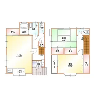 メゾネット小林【1階】の間取り