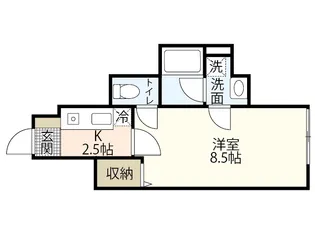 M Terrace藤垂園 参番館【1階】の間取り