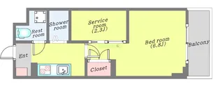 CINZA若林【3階】の間取り