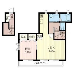 プルミエ川村【2階】の間取り