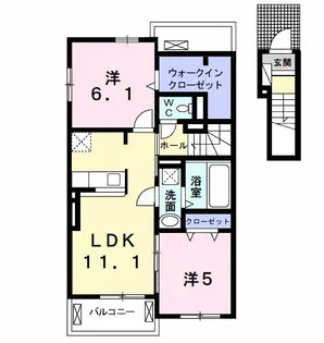 アルシオーネC【2階】の間取り