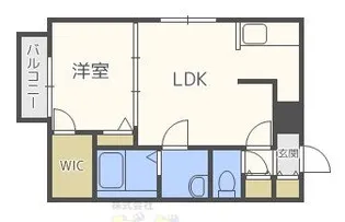 ハルガーデン・パリス【4階】の間取り