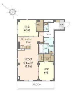 ハウス・デ・フリーデンス【3階】の間取り