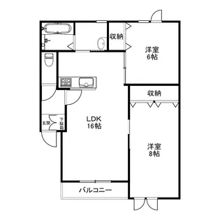 (仮)新釧路町新築【3階】の間取り
