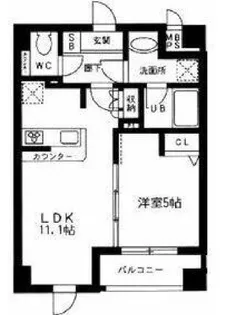 東京都江東区東陽5【マンション】の間取り