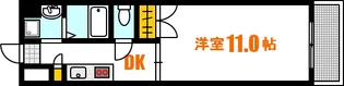 ラフィネ東雲【3階】の間取り