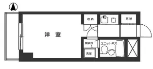 ライオンズマンション新宿東公園【7階】の間取り