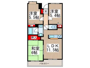 パークシティガーデン【1階】の間取り