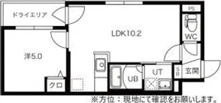 ENCHAN-THE手稲(アンシャンテ手稲)【1階】の間取り