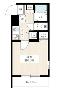 東京都中野区江原町2【マンション】の間取り