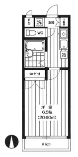 東京都文京区湯島4【マンション】の間取り