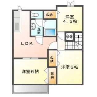 ホープフリー【2階】の間取り