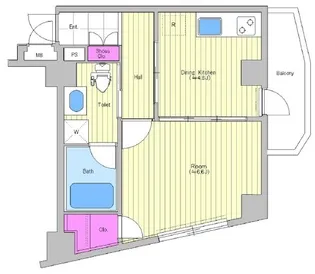 モアグランデ浜松町【6階】の間取り