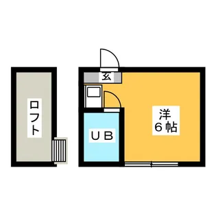 ペアパレス志村【1階】の間取り