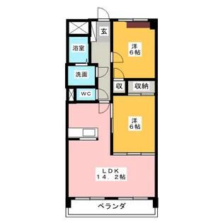 メゾン蒼空【2階】の間取り